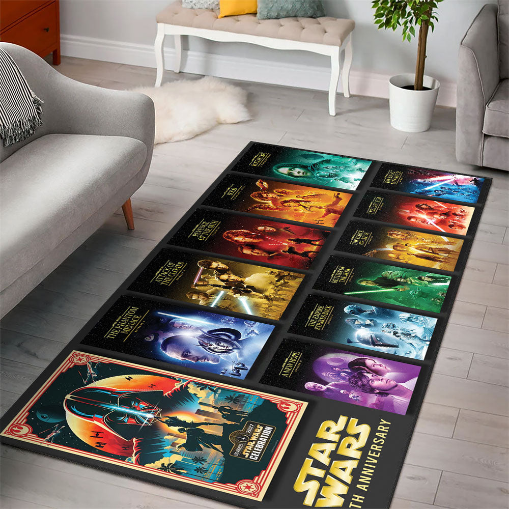 Star Wars 50th Anniversary Rectangular Rug – TMTHU7954