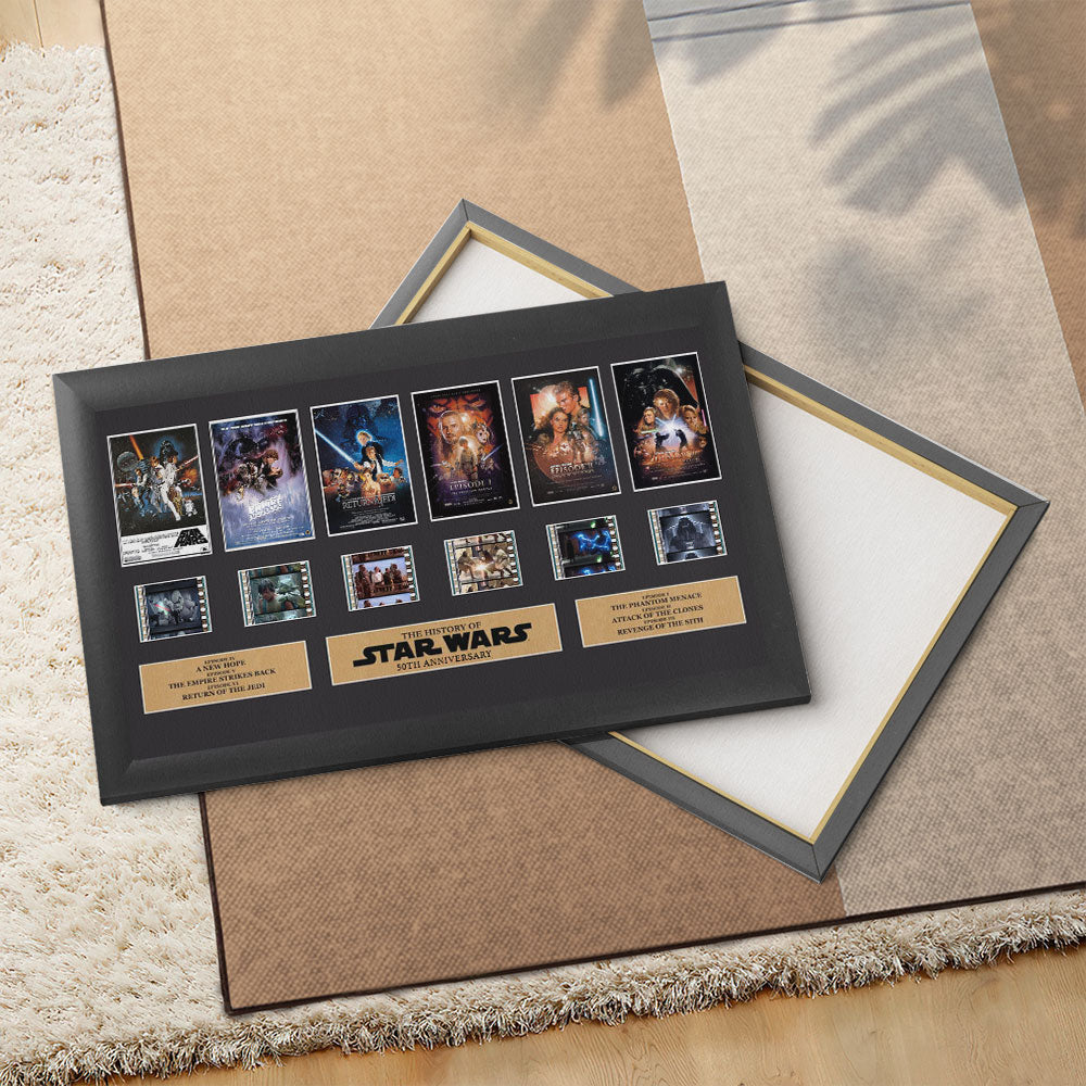Star Wars 50th Anniversary Rectangle Canvas With Inner Frame – TMTHU4155