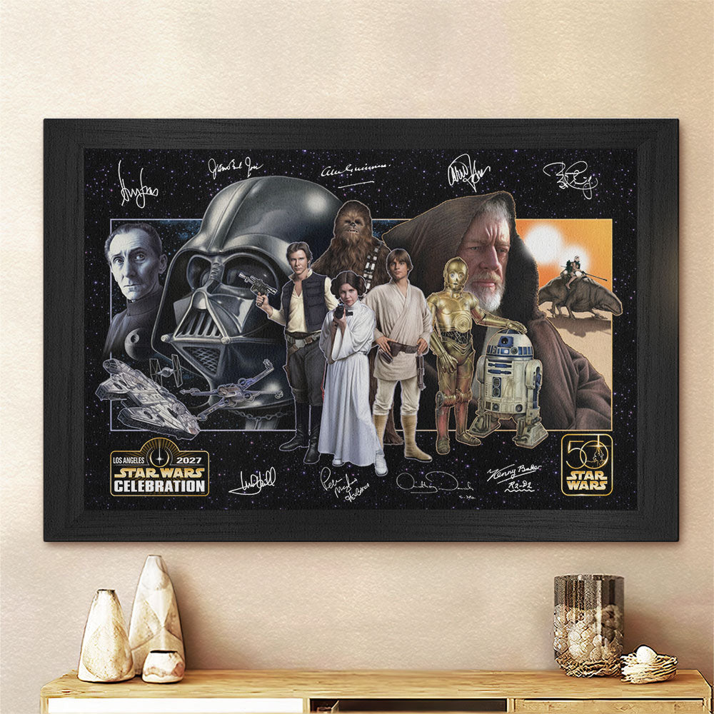 Star Wars 50th Anniversary Rectangle Canvas With Inner Frame – TMTHU6048