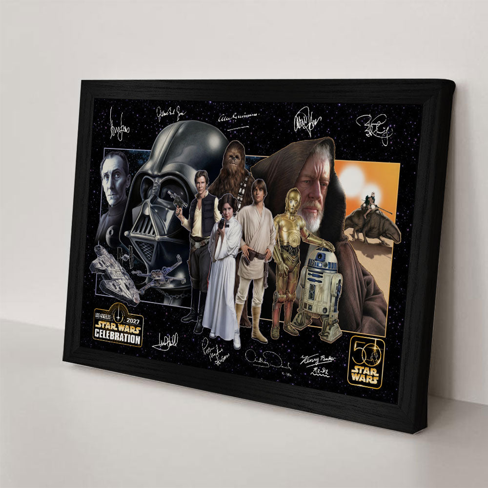 Star Wars 50th Anniversary Rectangle Canvas With Inner Frame – TMTHU6048