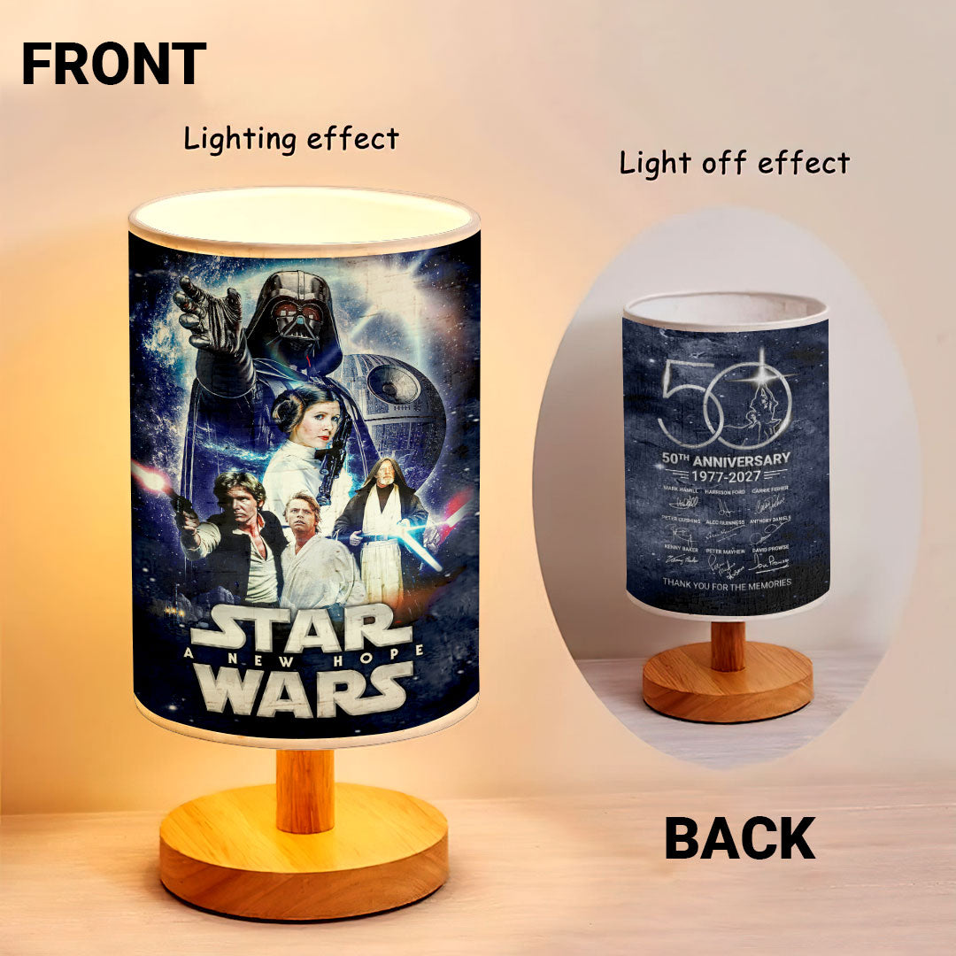 Star Wars 50th Anniversary Wooden Base Fabric Lamp – HOATT13857