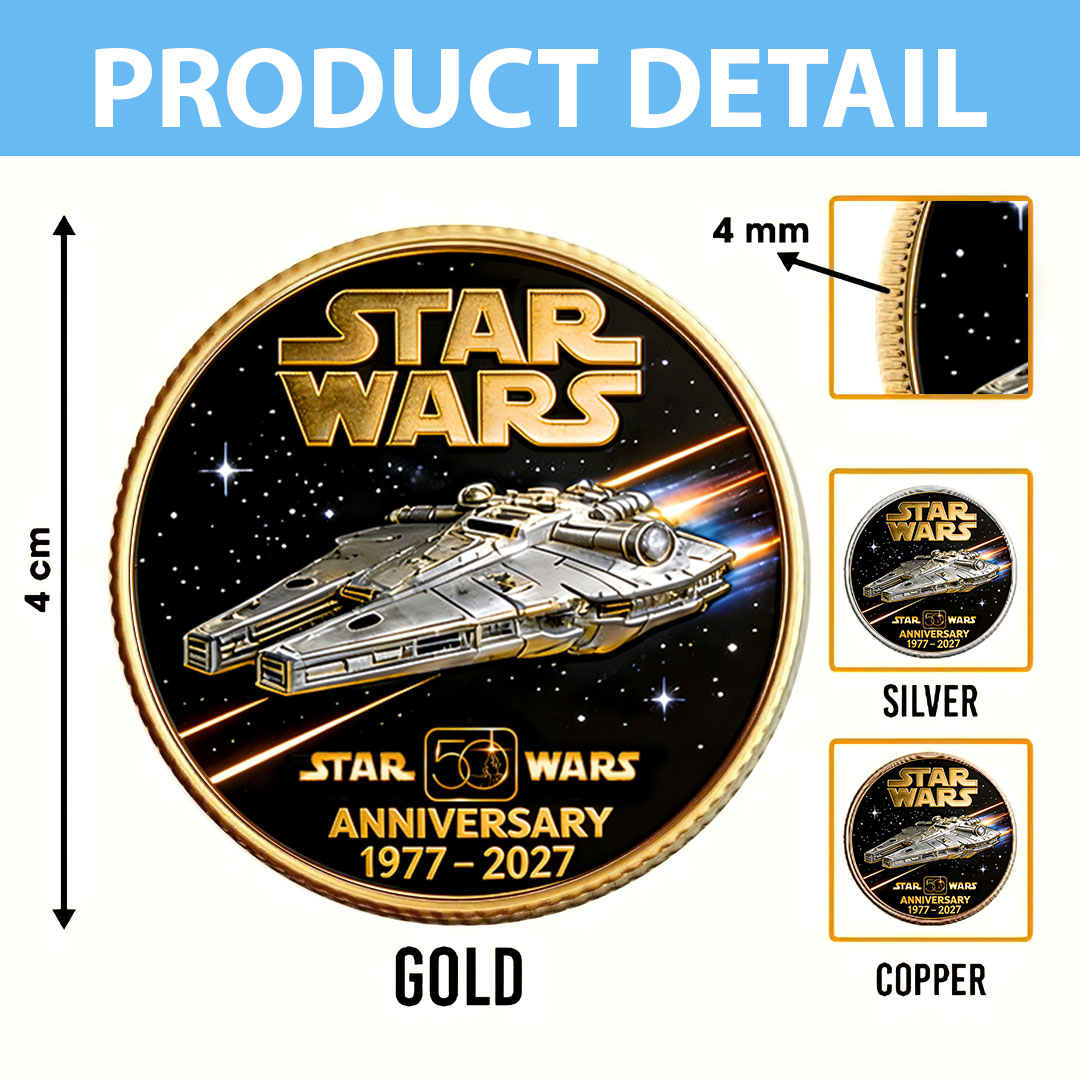 Star Wars 50th Anniversary Commemorative Coin – HOATT16716