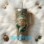 Star Wars Baby Yoda The Force is Cute YETI Tumbler