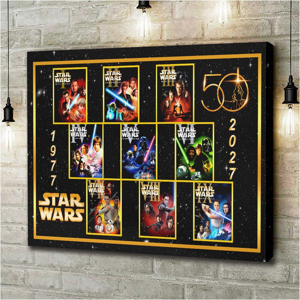 Star Wars Rectangle Canvas With Inner Frame – HOATT17144