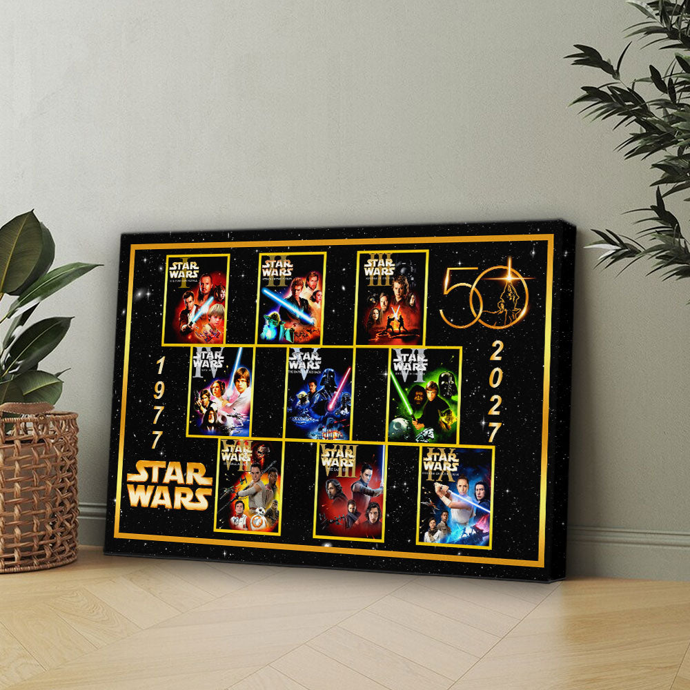 Star Wars Rectangle Canvas With Inner Frame – HOATT17144