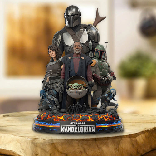 Star Wars x Mandalorian Custom Shape Acrylic Plaque – TMTHU6092