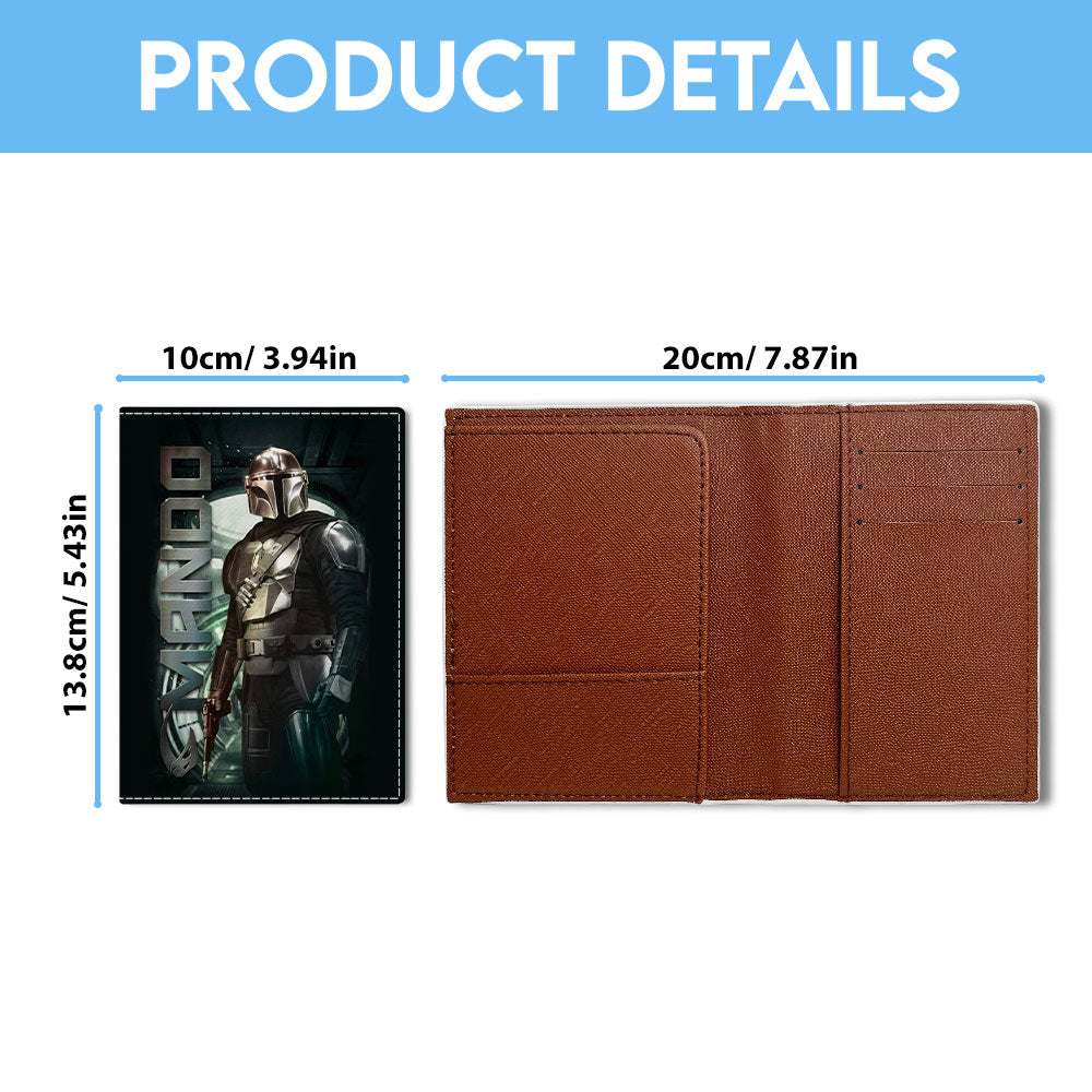 Star Wars x Mandalorian Leather Passport Cover – TMTHU6286