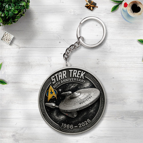 Star Trek Custom Shape 2-sided Keychain – TANTN15695