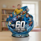 Star Trek 60th Anniversary Custom Shape Acrylic Plaque – TMTHU3721