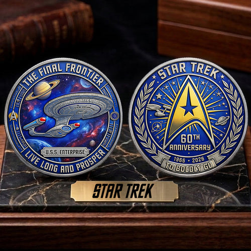 Star Trek 60th Anniversary Commemorative Coin – GNE5407