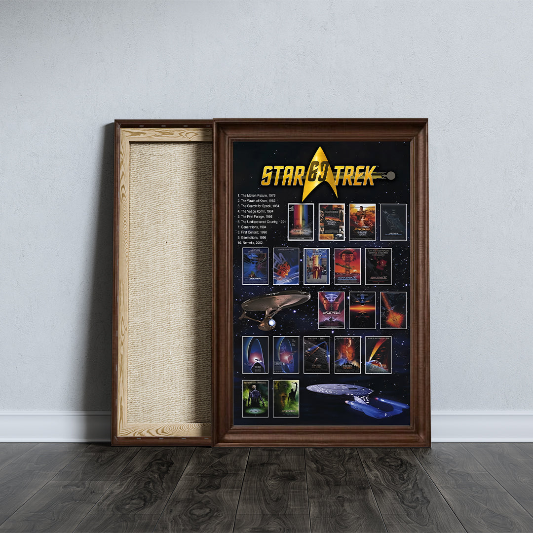 Star Trek 60th Anniversary Rectangle Canvas With Inner Frame – TMTHU3971