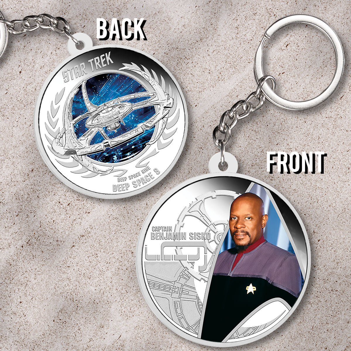 Star Trek: Deep Space Nine Custom Shape 2-sided Keychain – HOATT13733