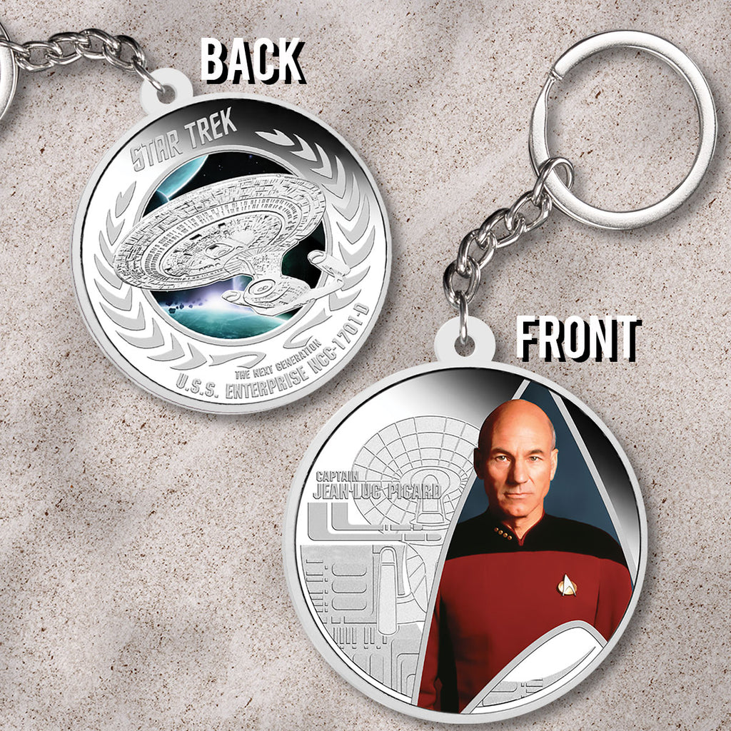 Star Trek: The Next Generation Custom Shape 2-sided Keychain – HOATT13735