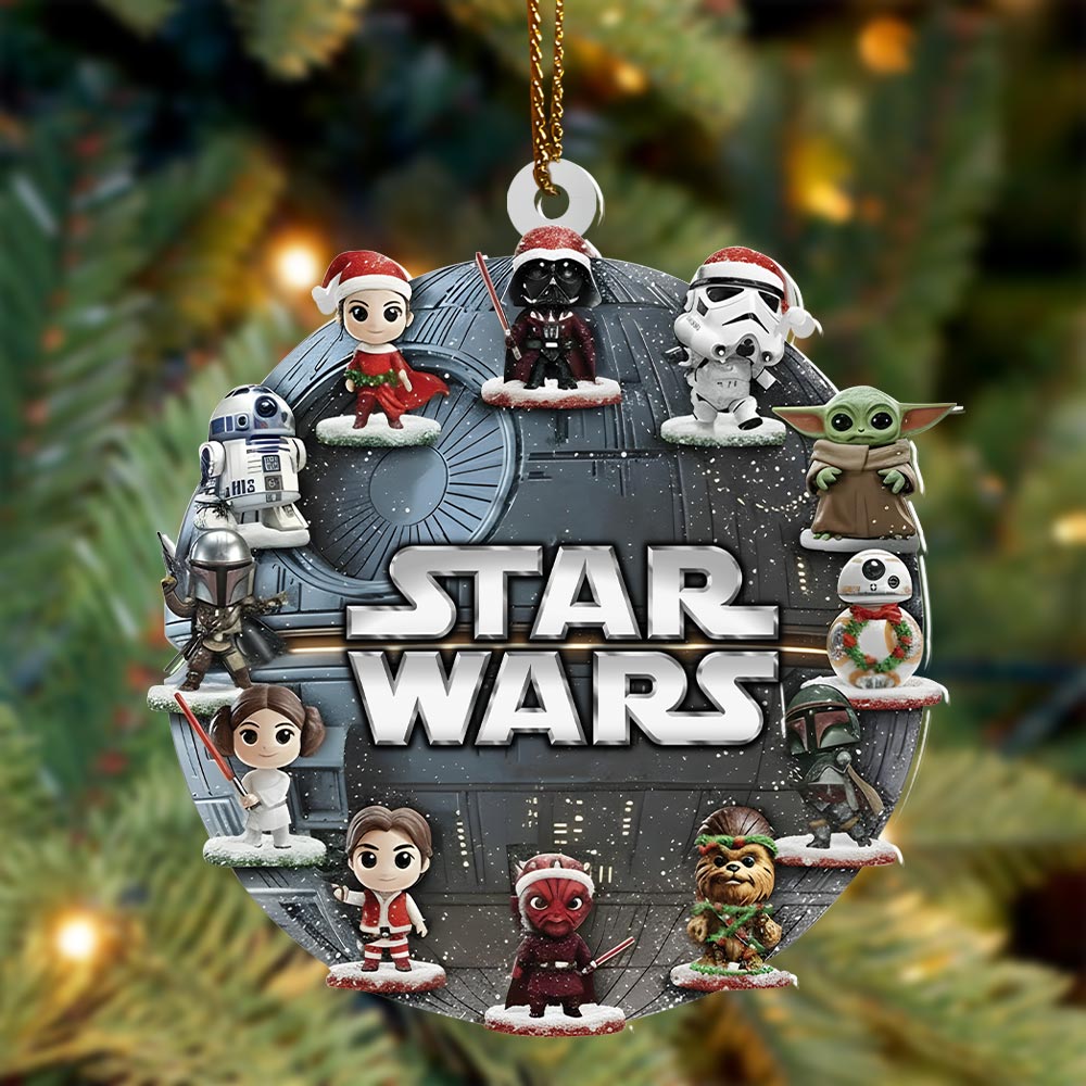 Star Wars Custom Shape 2-sided Acrylic Ornament – HOATT14502