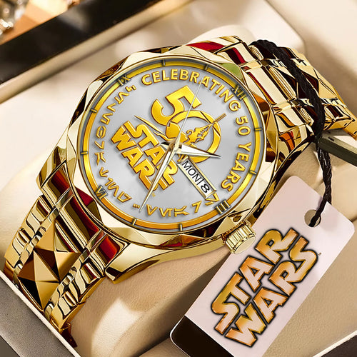 Star Wars 50th Anniversary Alloy Luxury Quartz Watch – TMTHU2423