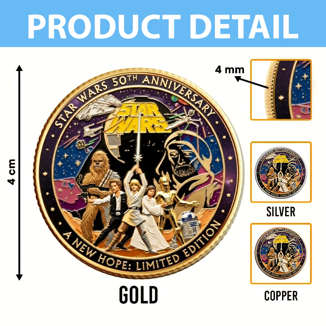 Star Wars 50th Anniversary 2027 Commemorative Coin – TMTHU4306