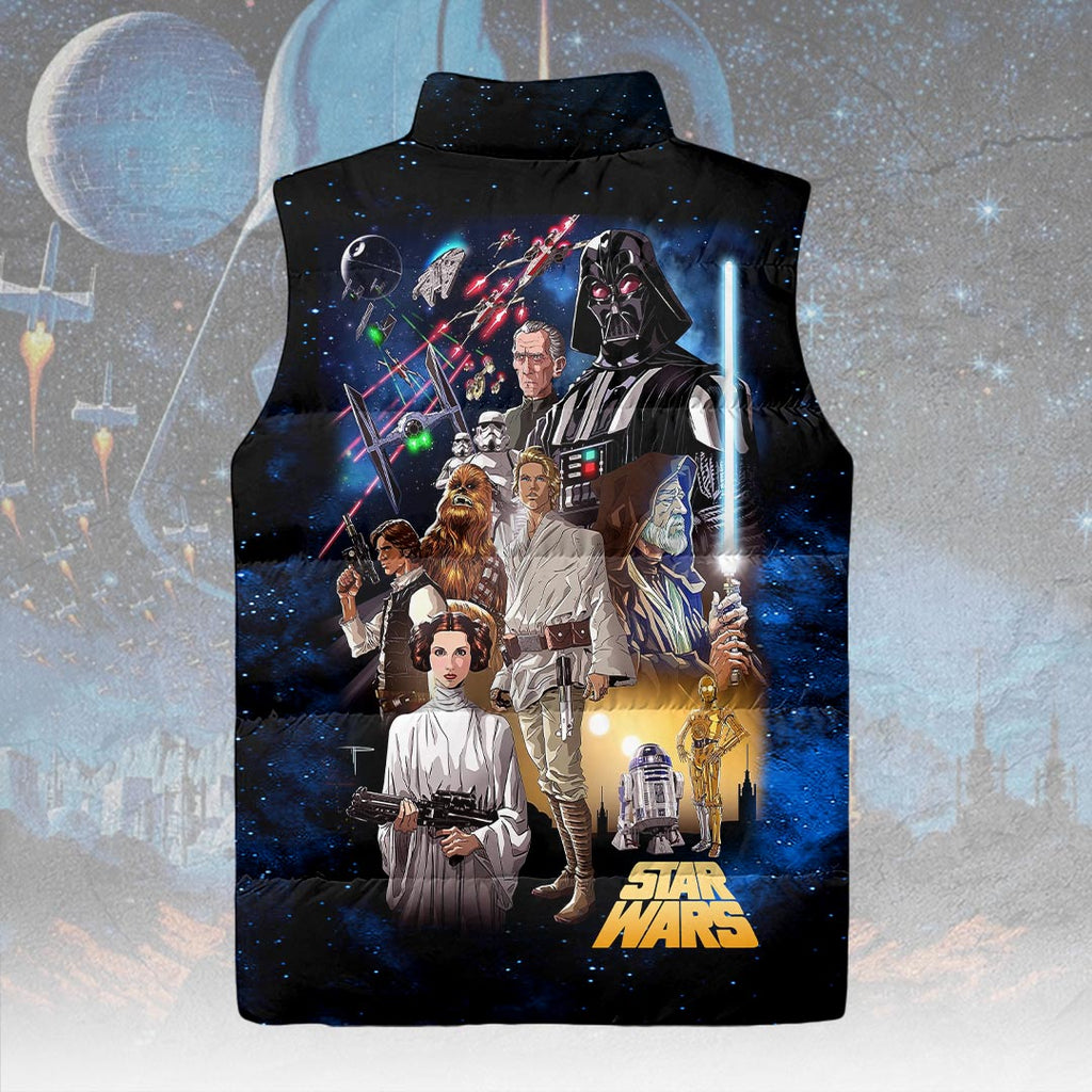 Star Wars 50th Anniversary 3D Sleeveless Down Jacket – HOATT17860
