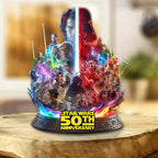 Star Wars 50th Anniversary Custom Shape Acrylic Plaque – GNE6521