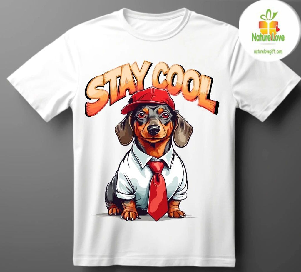 Dog Shirt Funny Stay Cool Graphic Tee for Dogs
