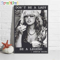 Stevie Nicks 2024 Tour Don’t Be A Lady Be A Legend Poster Canvas Wall Art