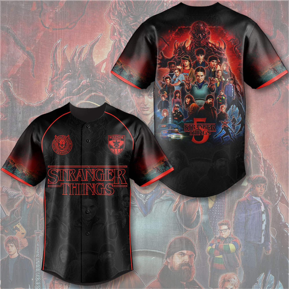 Stranger Things Baseball Jersey – TMTHU3345