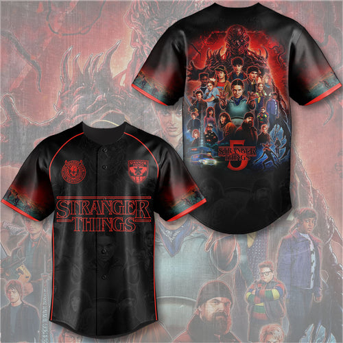 Stranger Things Baseball Jersey – TMTHU3345