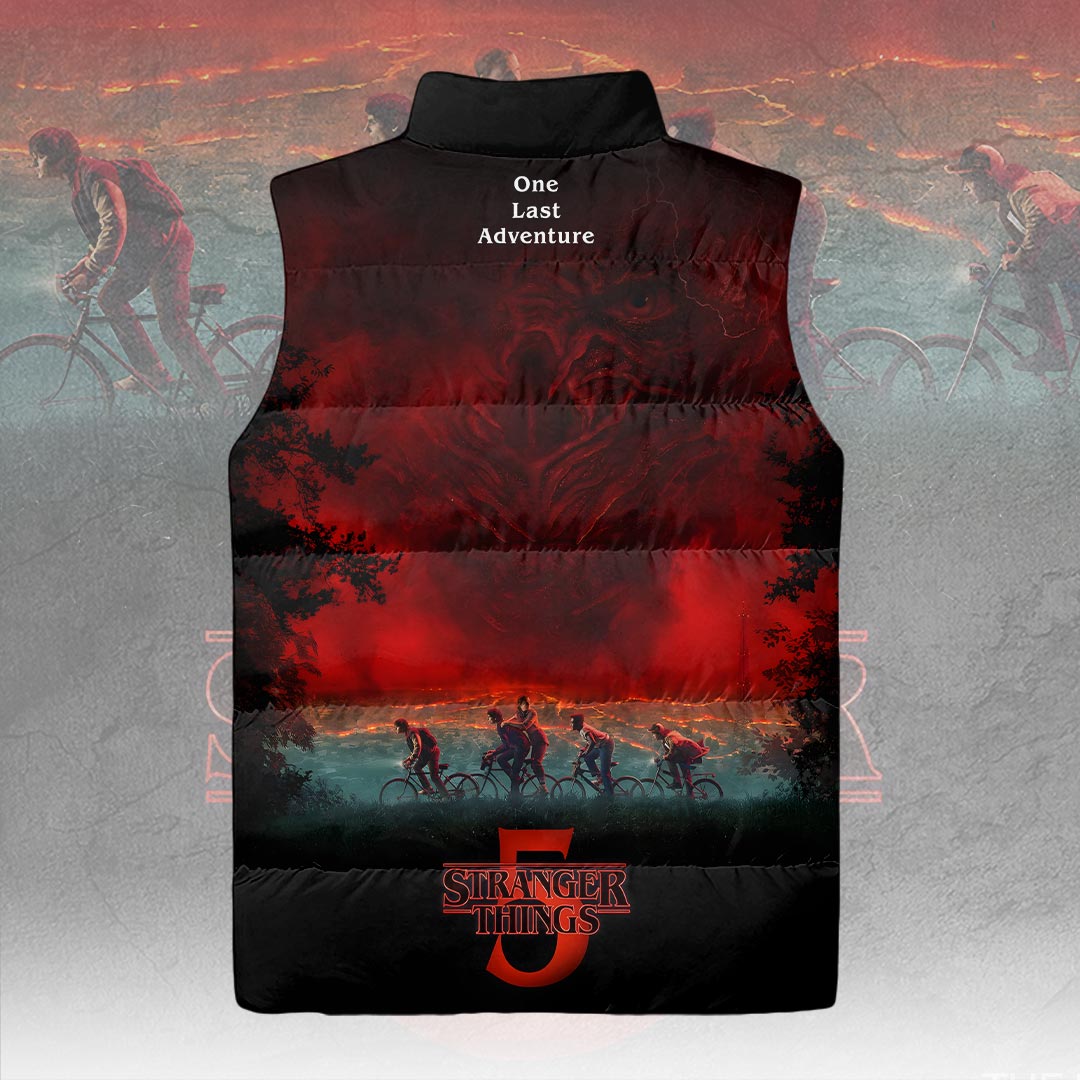 Stranger Things 3D Sleeveless Down Jacket – HOATT15308