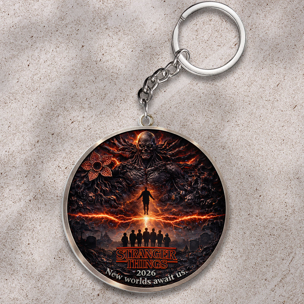 Stranger Things Custom Shape 2-sided Keychain – HOATT15457