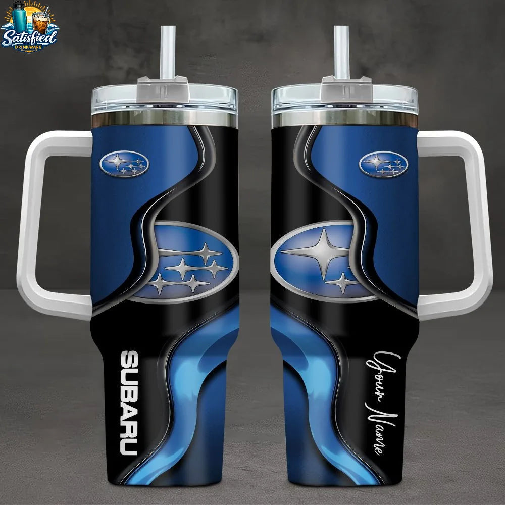 Subaru Stainless Steel Tumbler With Handle