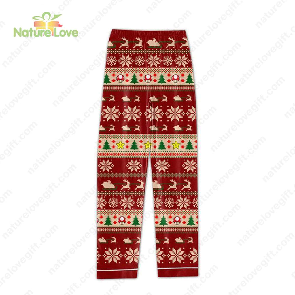 Super Mario and Friends​ Merry Christmas Mario Christmas Pajamas