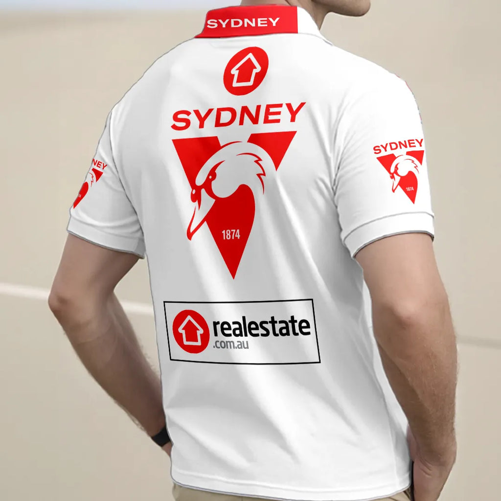 Sydney Swans FC Zip Polo Shirt – TANTN24937
