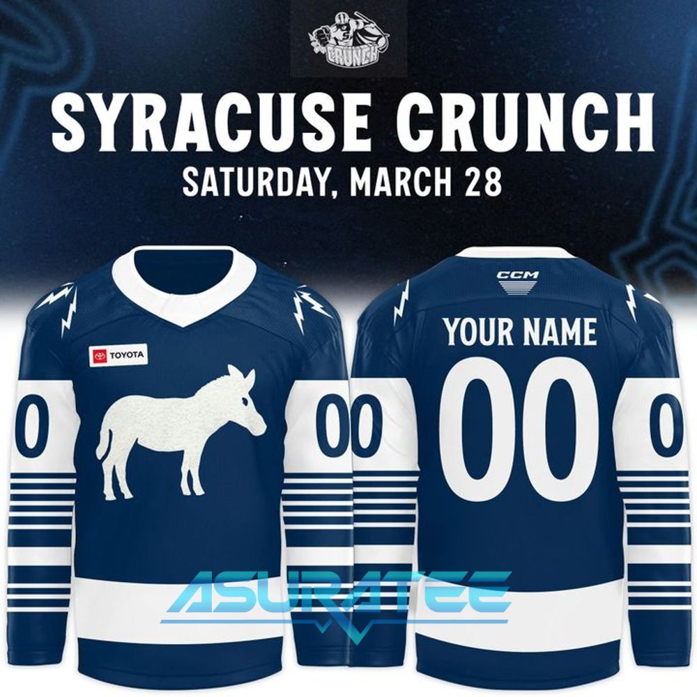 Syracuse Crunch 2026 New Specialty Hockey Jersey
