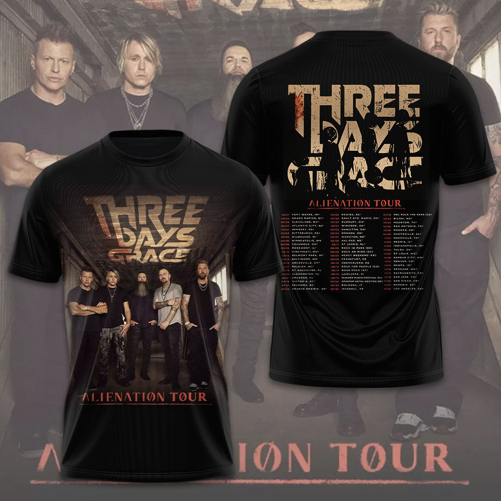 Three Days Grace 3D Apparel – GNE4666