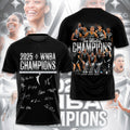 Las Vegas Aces WNBA 2025 Champions 3D Apparel – TMTHU1426
