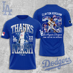 Los Angeles Dodgers x Clayton Kershaw 3D Apparel – TMTHU1913