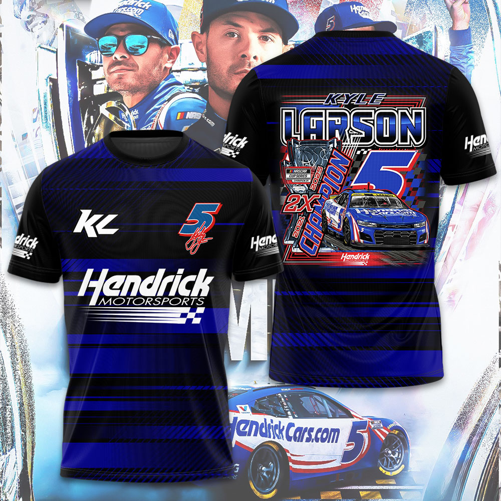 Kyle Larson Nascar Cup Series Champion 3D Apparel – TMTHU2099