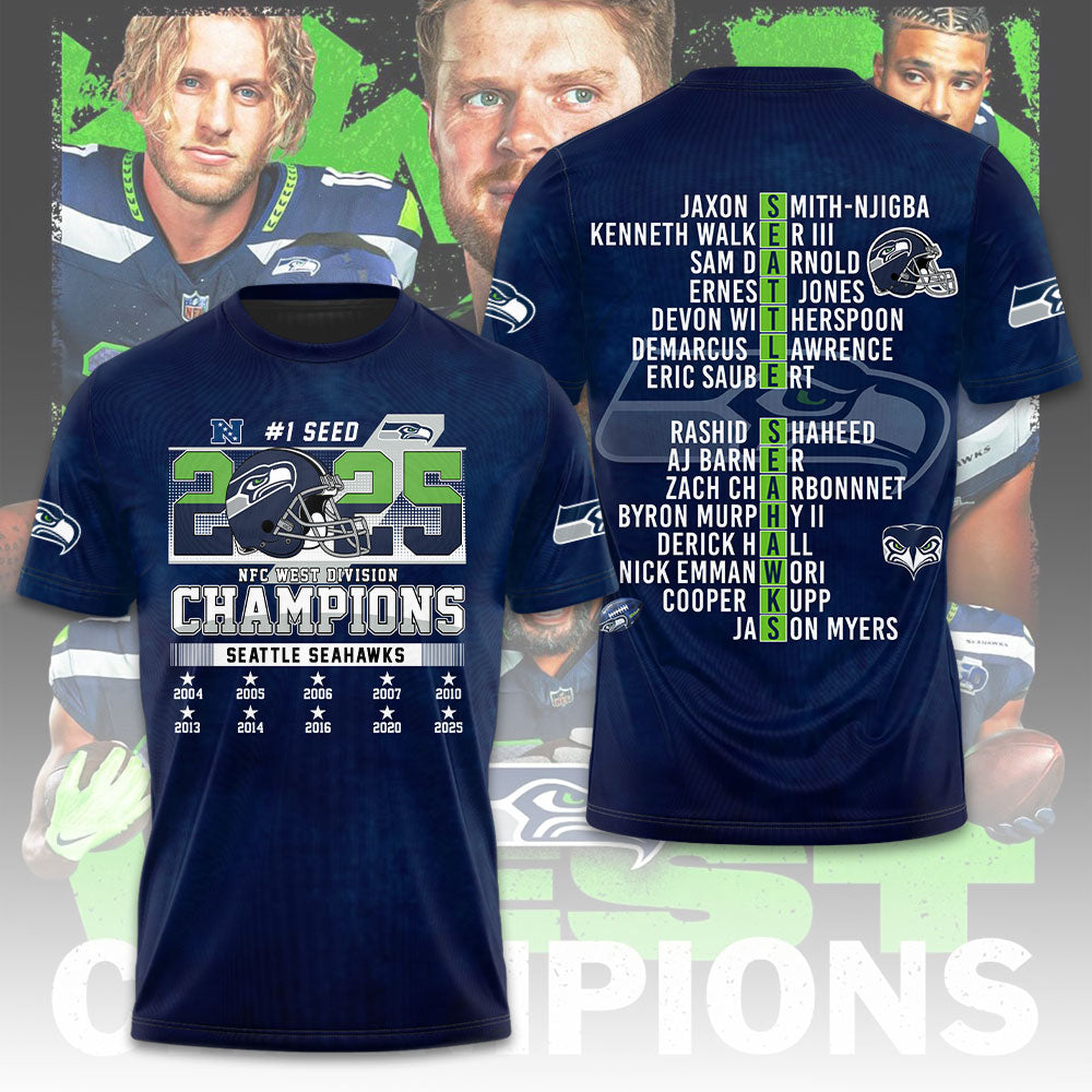 Seattle Seahawks 3D Apparel – TMTHU3069