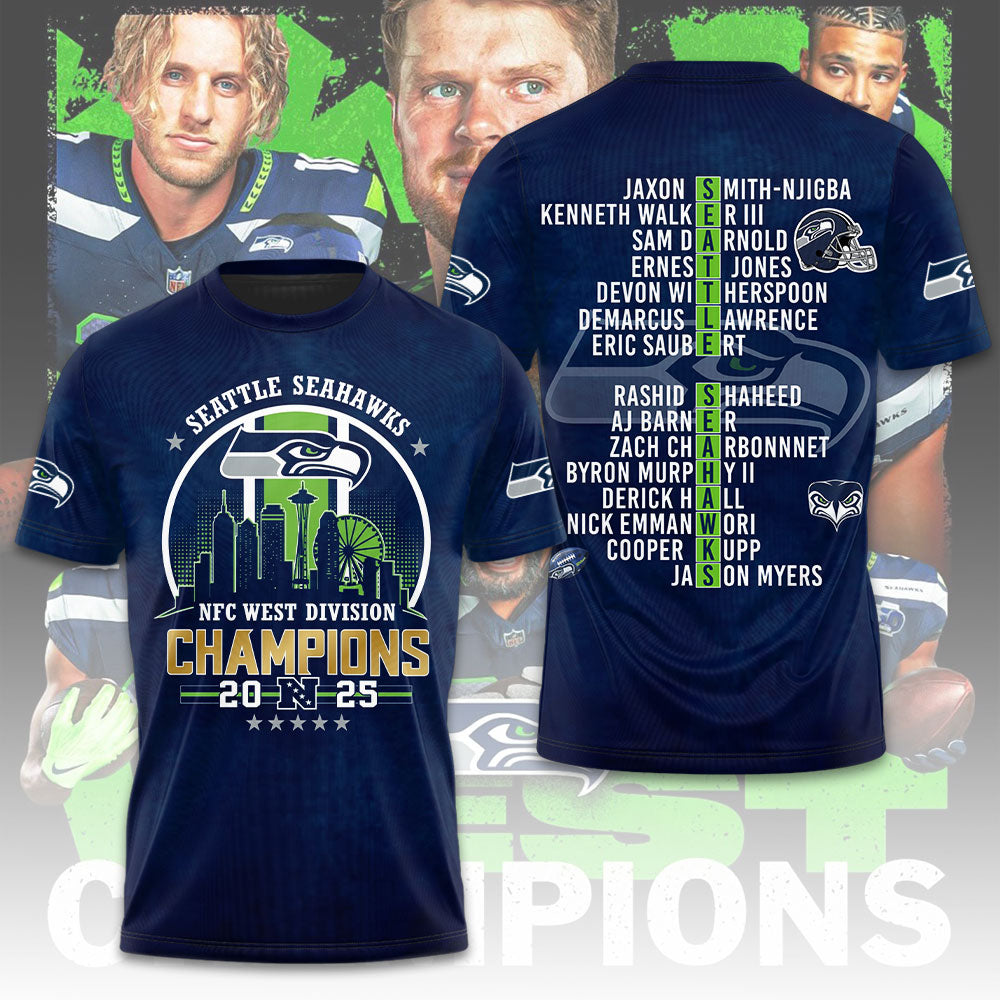 Seattle Seahawks 3D Apparel – TMTHU3074