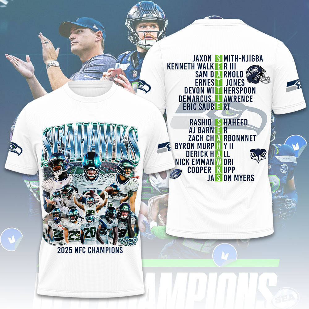 Seattle Seahawks 3D Apparel – TMTHU3484