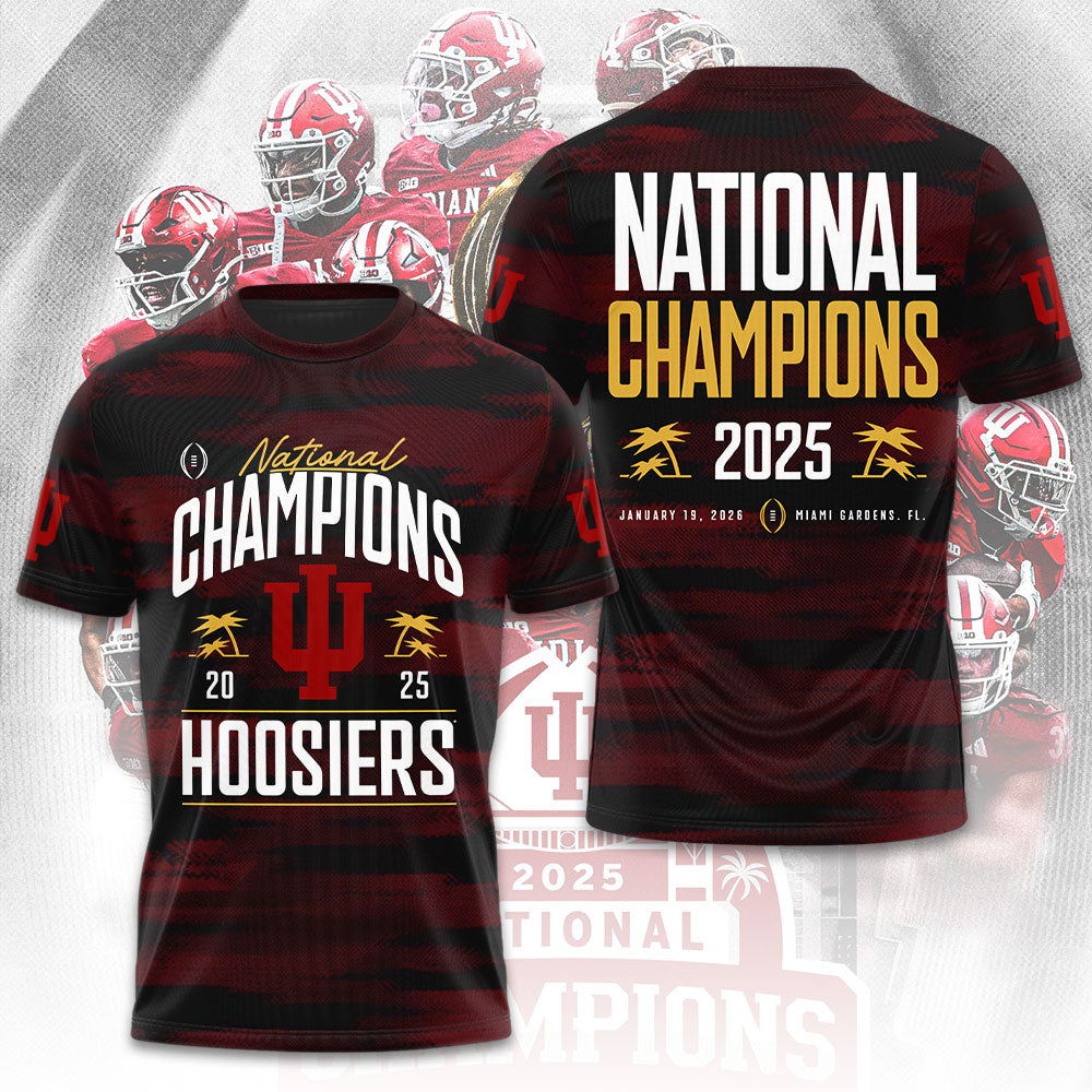 Indiana Hoosiers Football 3D Apparel – TMTHU3744