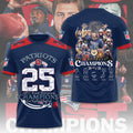 New England Patriots 3D Apparel – TMTHU3773