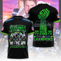 Seattle Seahawks 2x Super Bowl Champions 3D Apparel – TMTHU3984