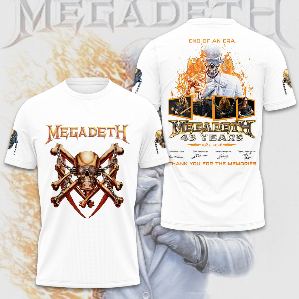 Megadeth 3D Apparel – TMTHU410