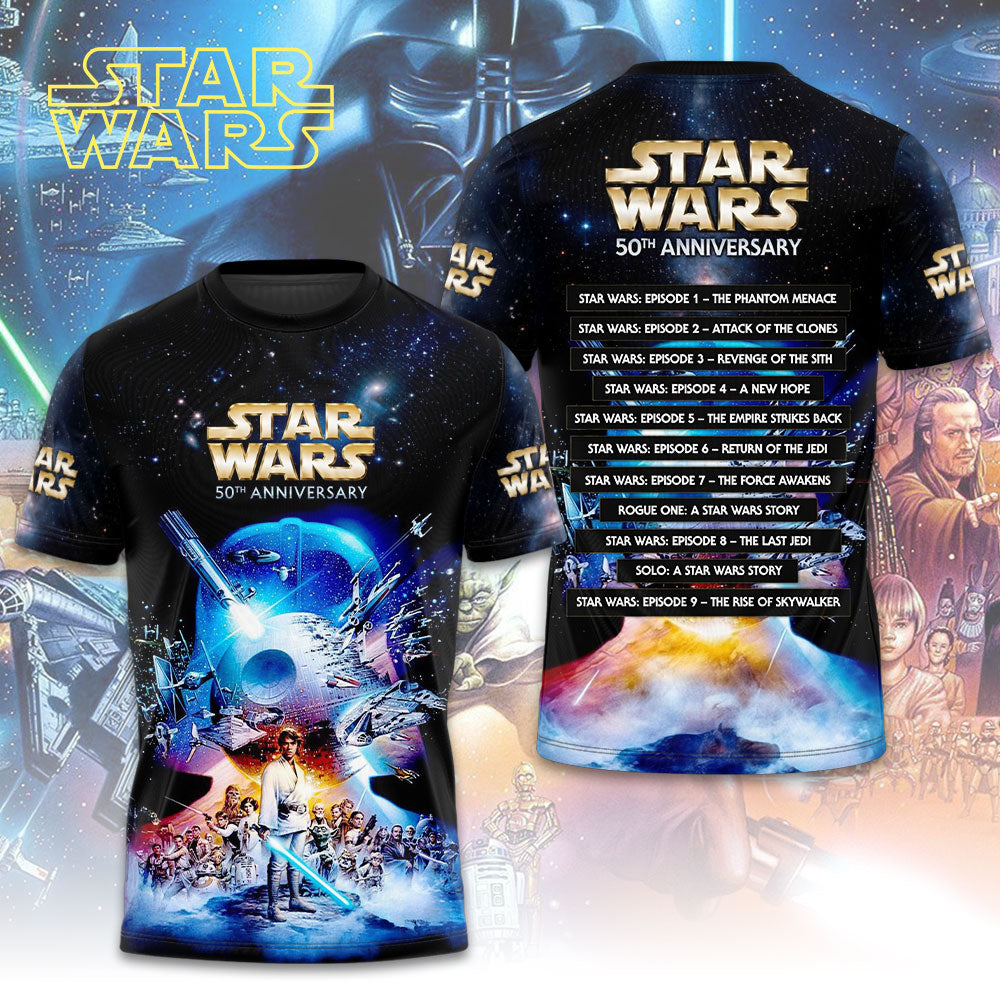 Star Wars 50th Anniversary 3D Apparel – TMTHU4348