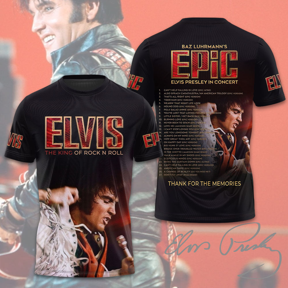 Elvis Presley 3D Apparel – TMTHU4633
