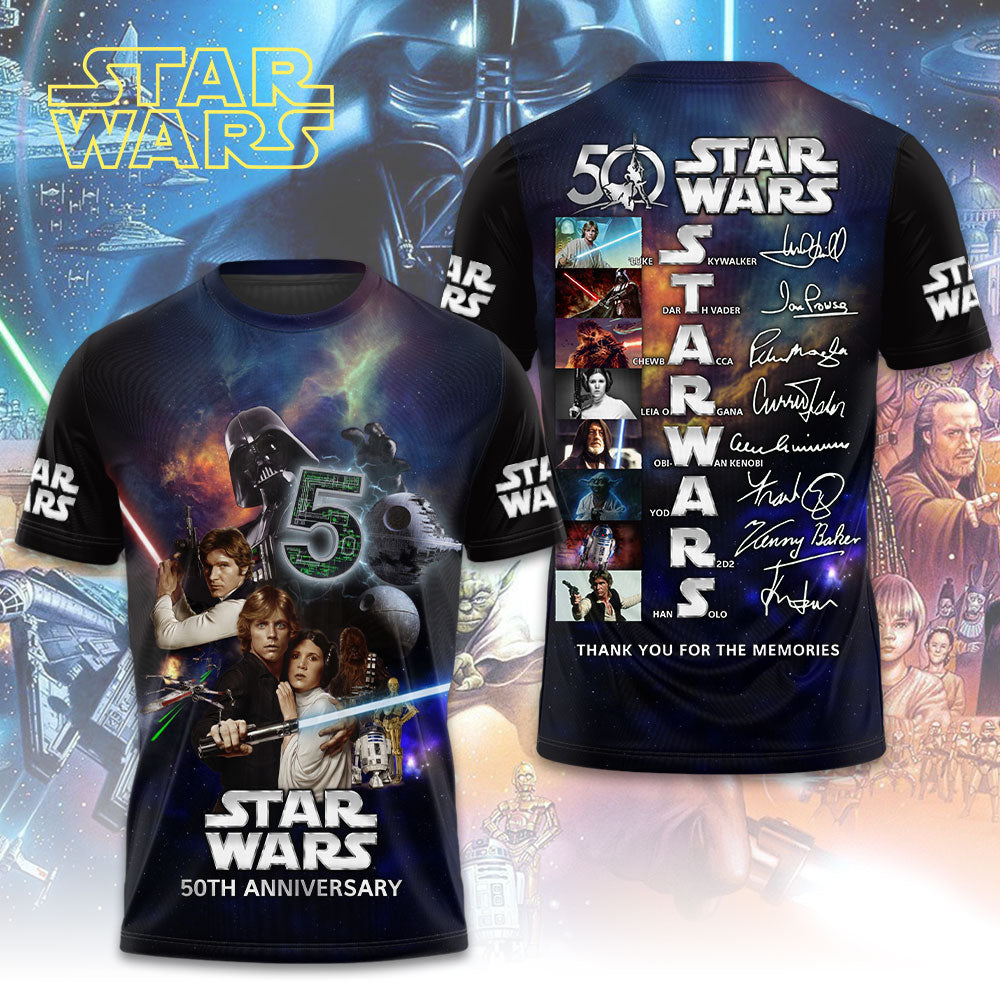 Star Wars 50th Anniversary 2027 3D Apparel – TMTHU5499