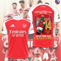 Arsenal FC Premier League Champions 25/26 3D Apparel – TMTHU6342