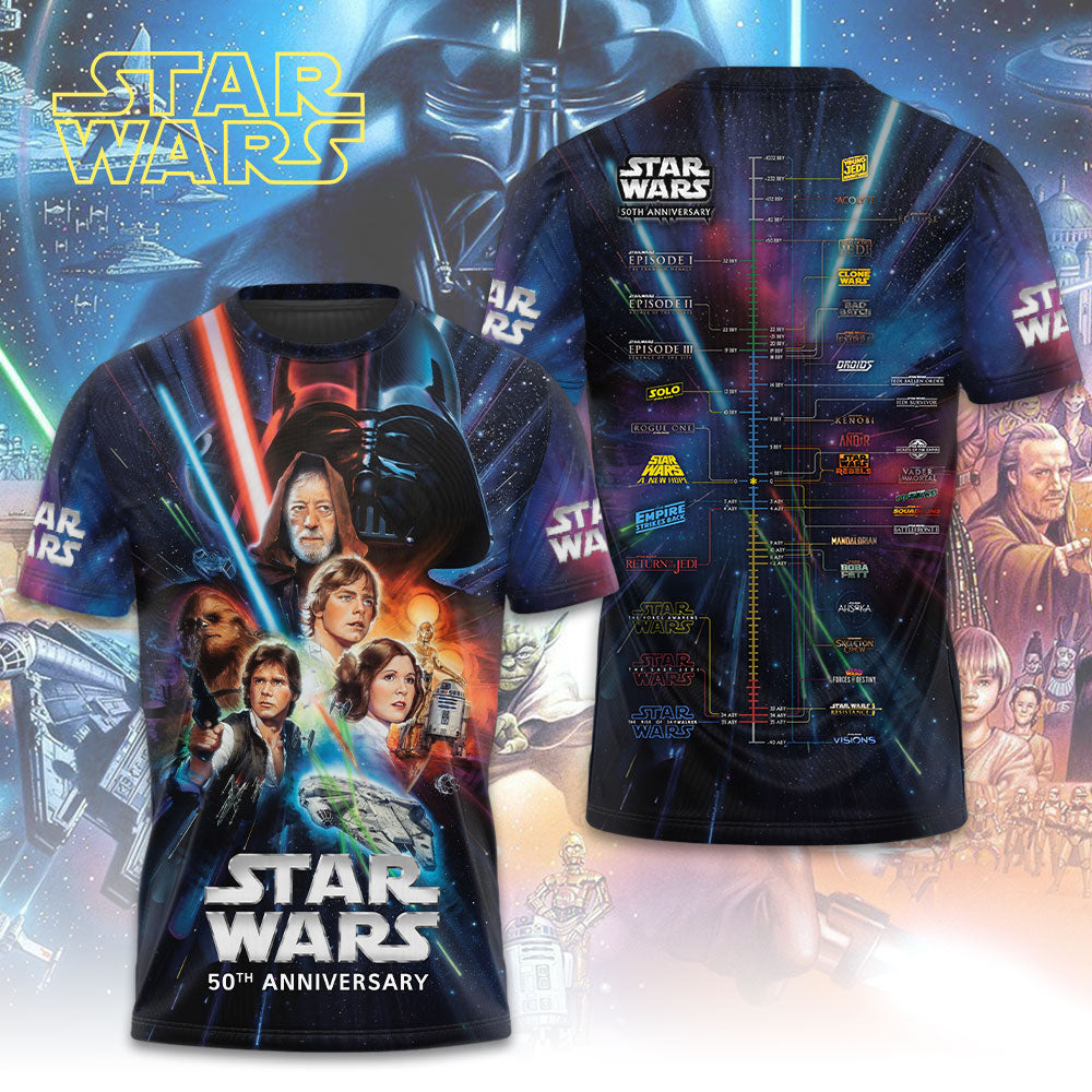 Star Wars 50th Anniversary 3D Apparel – TMTHU6517