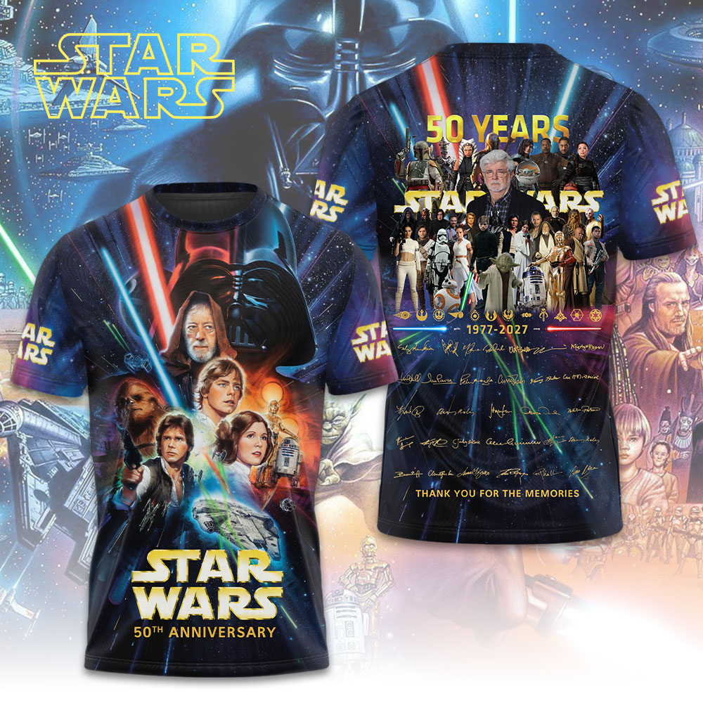 Star Wars 50th Anniversary 3D Apparel – TMTHU6984