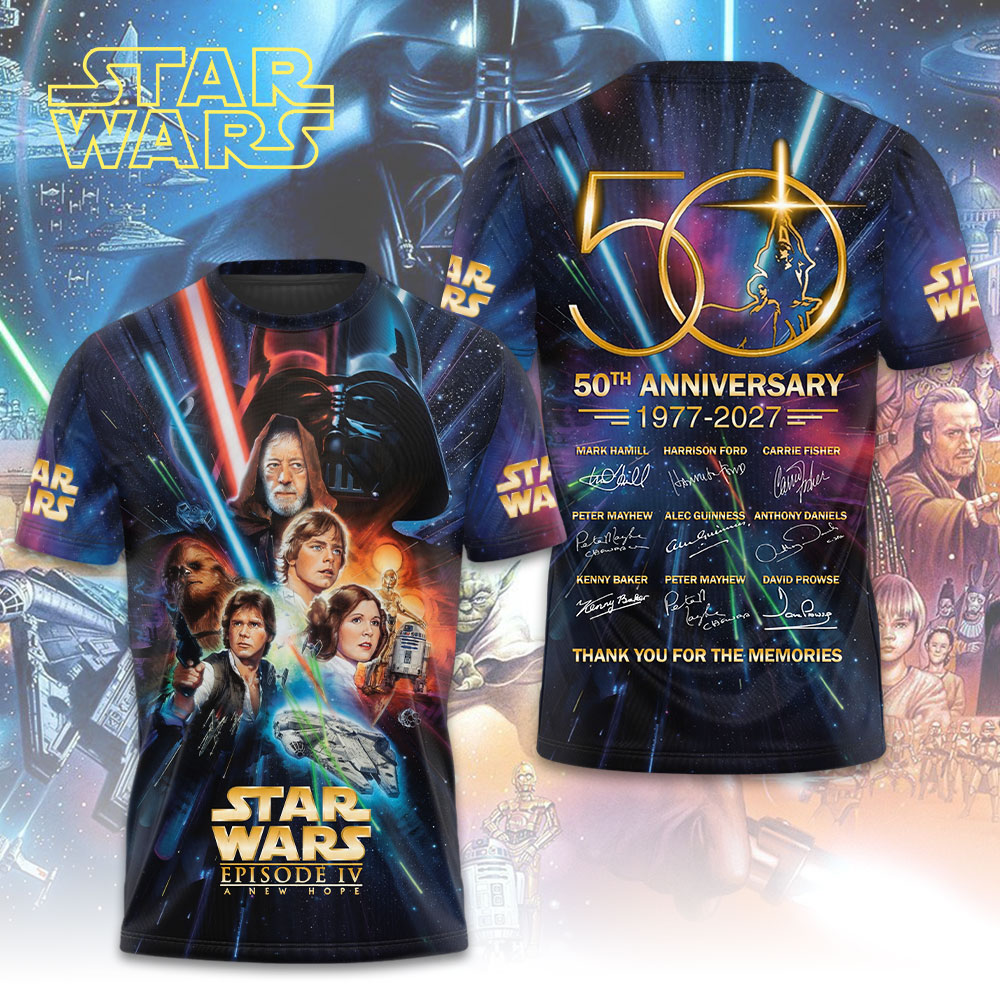 Star Wars 50th Anniversary 3D Apparel – TMTHU8015